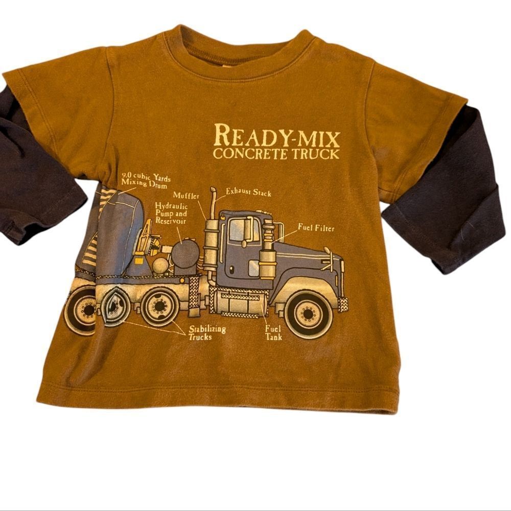 Sweet Potatoes boys concrete truck‎ shirt size 2T